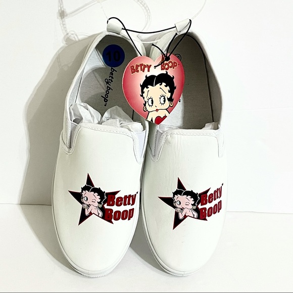 Betty Boop Z-Slip on star shoes Size 10 - Picture 2 of 14